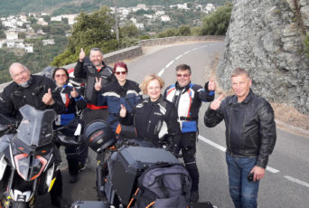 Korsika-Bergstrasse-Gruppenfoto
