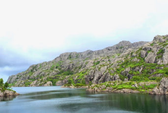 Norwegen-Blick-auf-Fjord