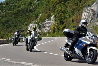 Griechenland-Kurvenbiker