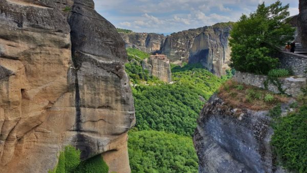 Aussicht auf Meteora Kloster