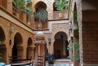 Marokko-Kasbah-Innenraum