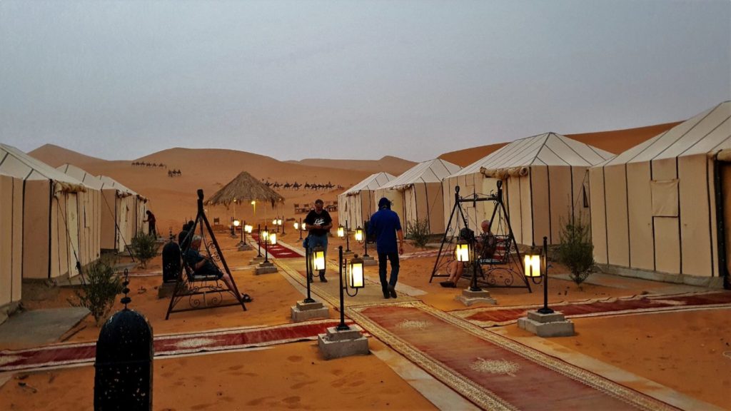 Marokko-Wuestencamp